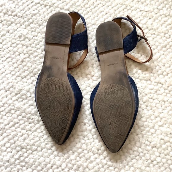 Rampage corinna floral denim pointed sandal flats - Picture 10 of 10